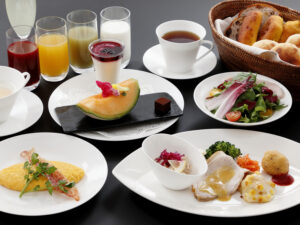 朝食イメージ　洋食セットメニュー<br />
食事会場　2Fレストラン